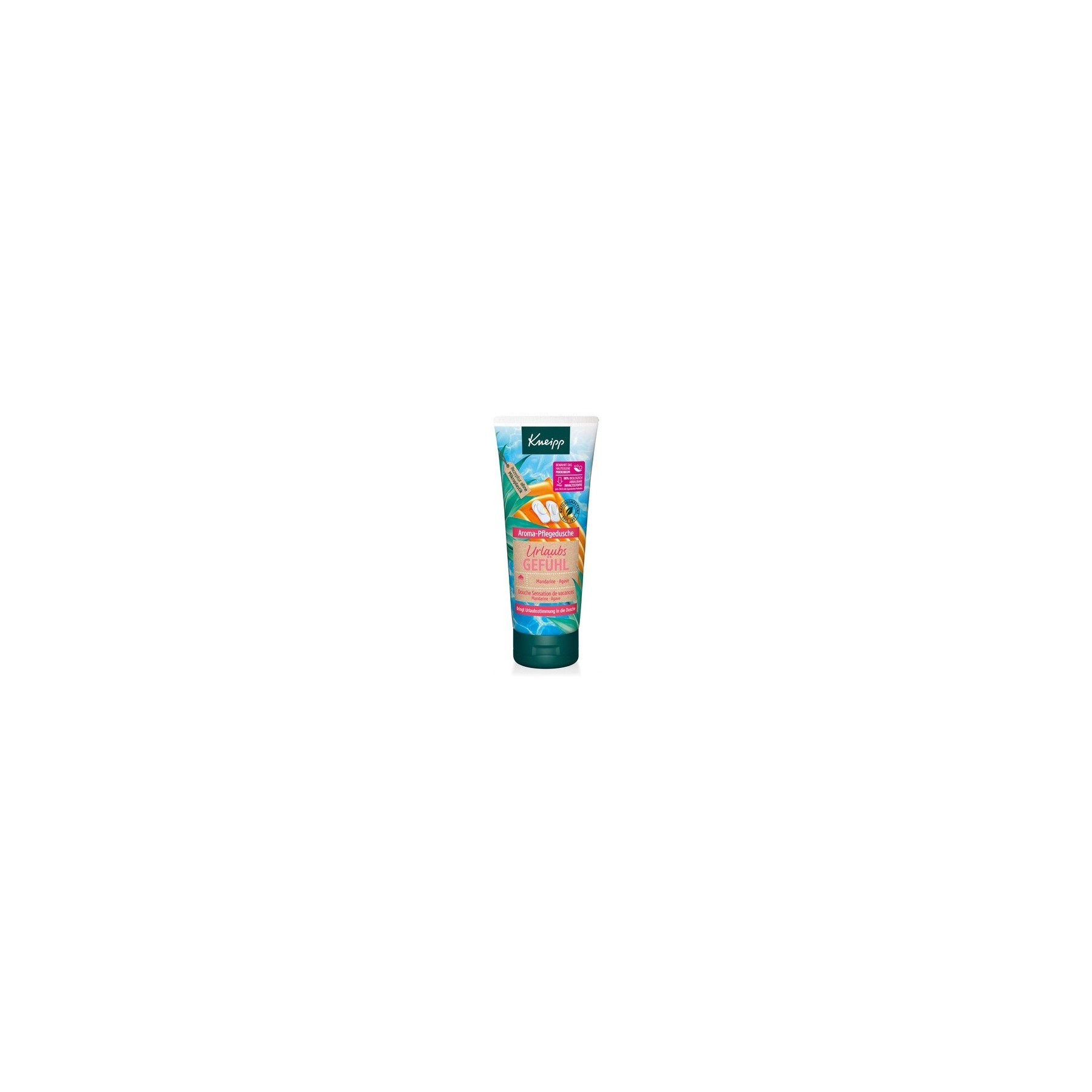 Kneipp Aroma Care Shower Holiday Feel Summer Shower Gel with Essential Mandarin Oil and Blue Agave Extract 200ml