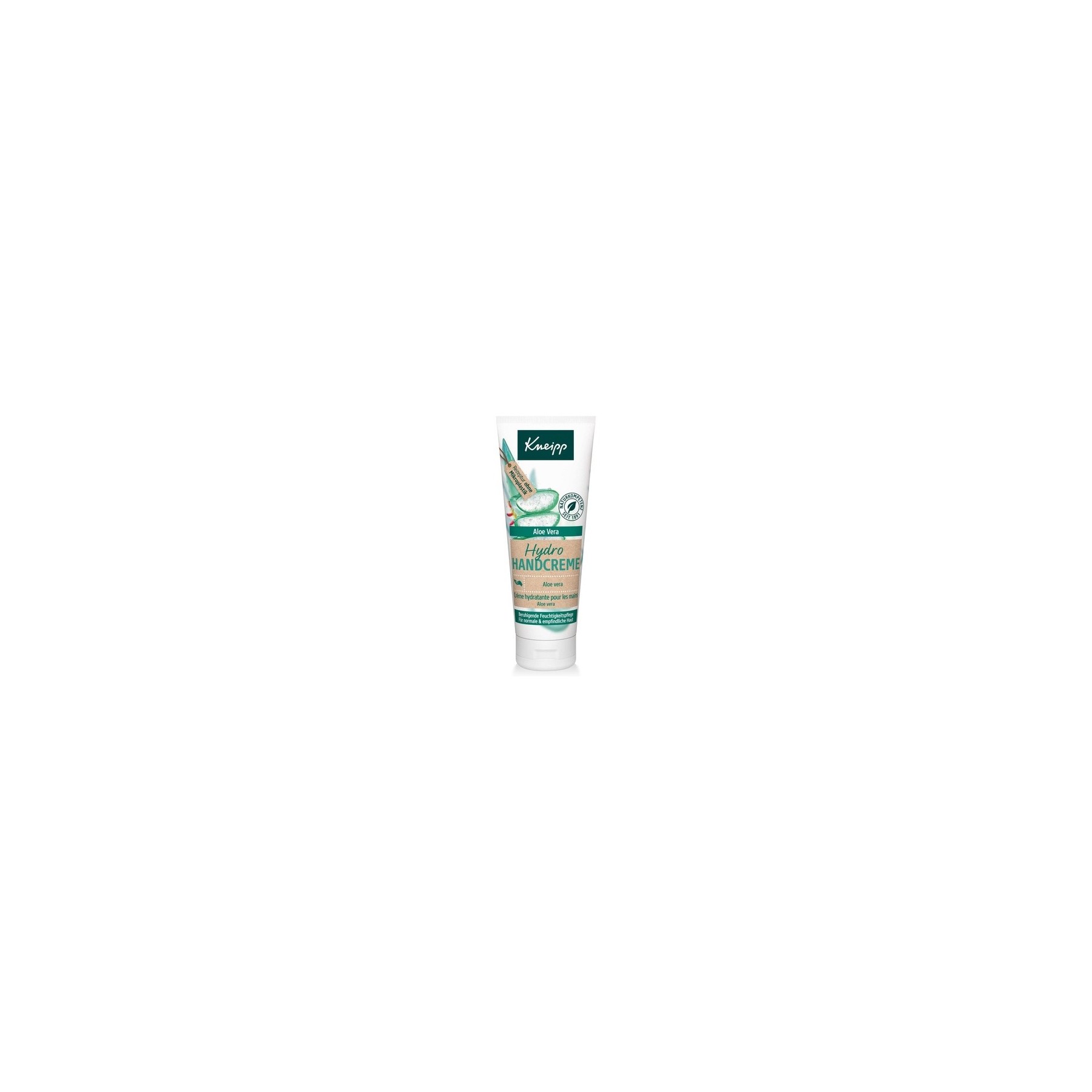 Kneipp Hydro Aloe Vera Hand Cream Soothing Moisturizer for Normal and Sensitive Skin 75ml