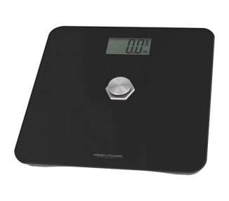 ProfiCare PC-PW 3112 Personal Scales without Battery with Large LCD Display and Glass Surface Black
