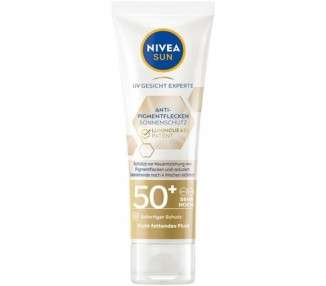 NIVEA SUN Anti-Pigment Spots Sunscreen 50+ Moisturizing Face Sunscreen with High SPF 40ml