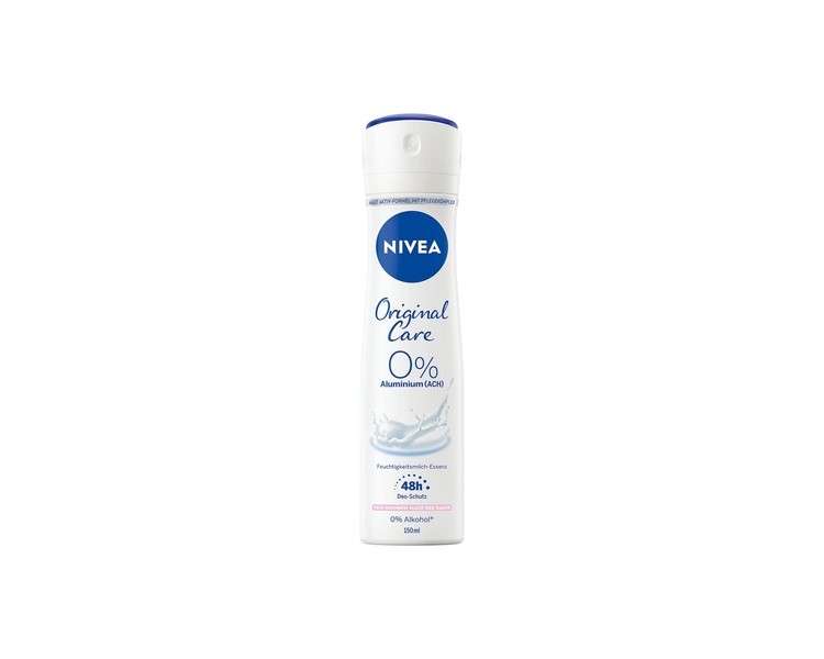 NIVEA Original Care 0% Deodorant Spray 150ml