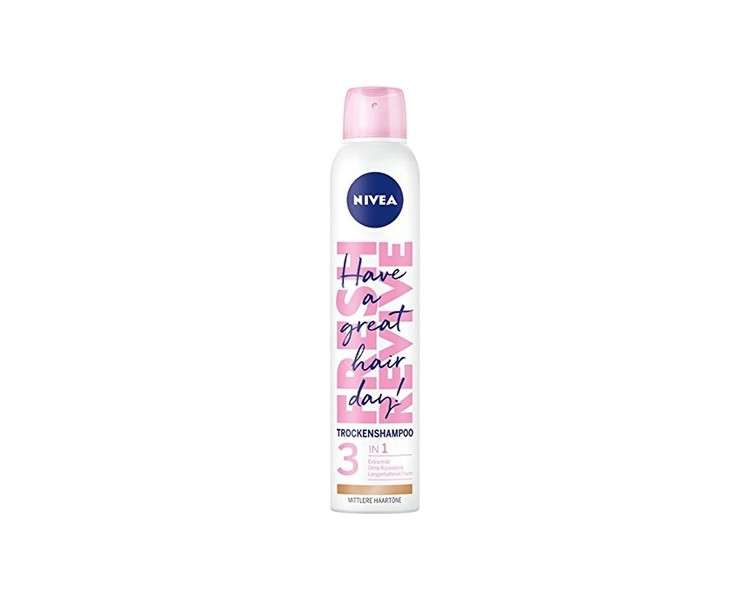 Nivea Hair Care Shampoo Fresh Revive 3 in 1 Dry Shampoo 200ml