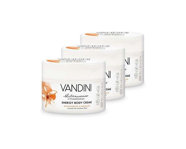 VANDINI Energy Body Cream Orange Blossom & Babassu Oil 200ml