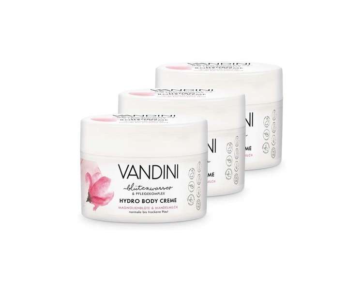 VANDINI Hydro Body Cream Magnolia Blossom & Almond Milk 200ml