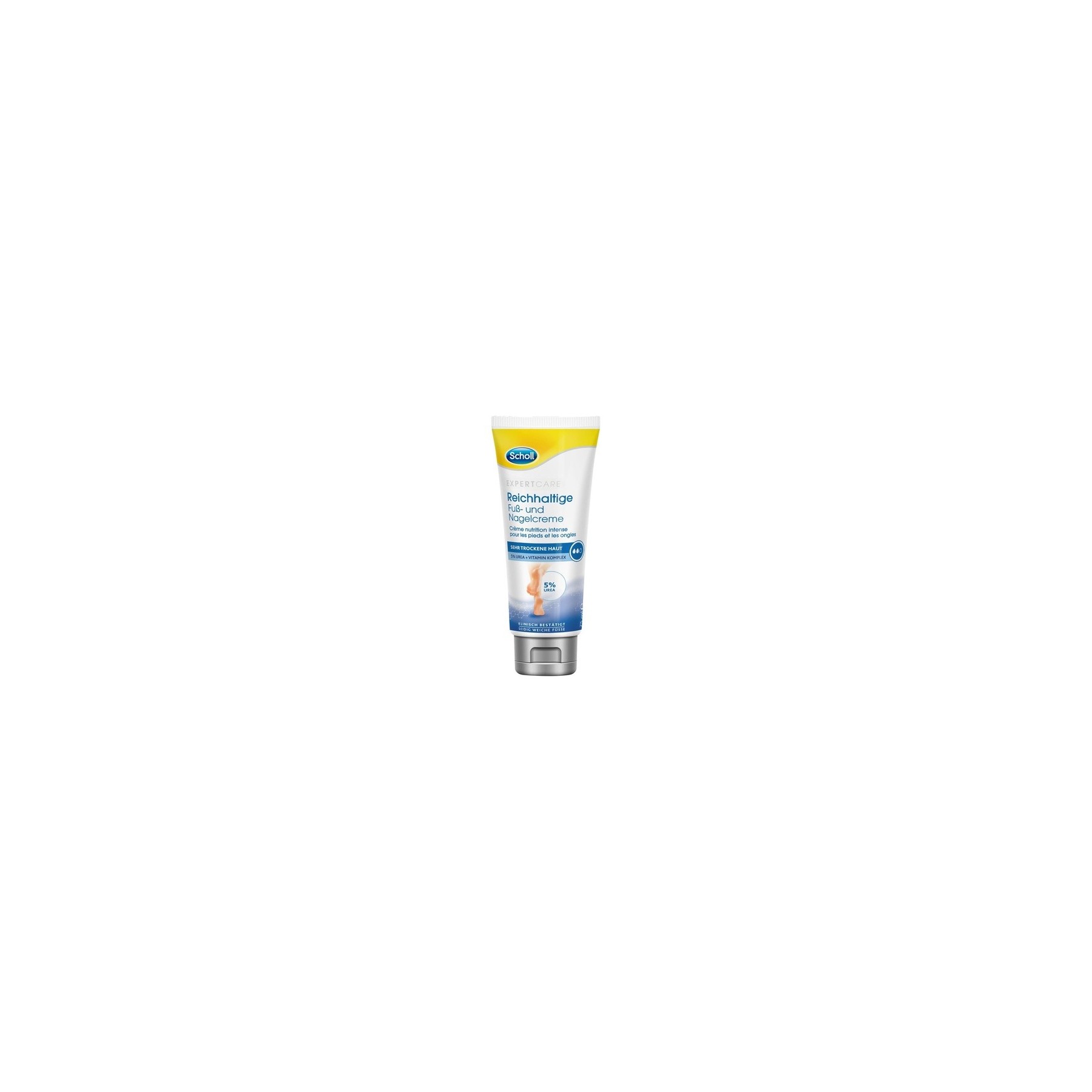 Scholl Rich Foot and Nail Cream Moisturizing Foot Cream with Urea and Vitamin Complex 1 x 75ml