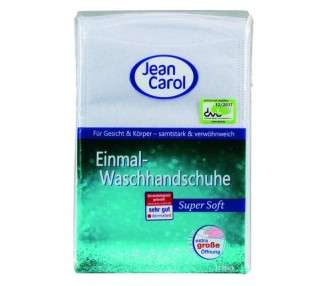 Jean Carol Disposable Wash Gloves Super Soft 12 Pieces