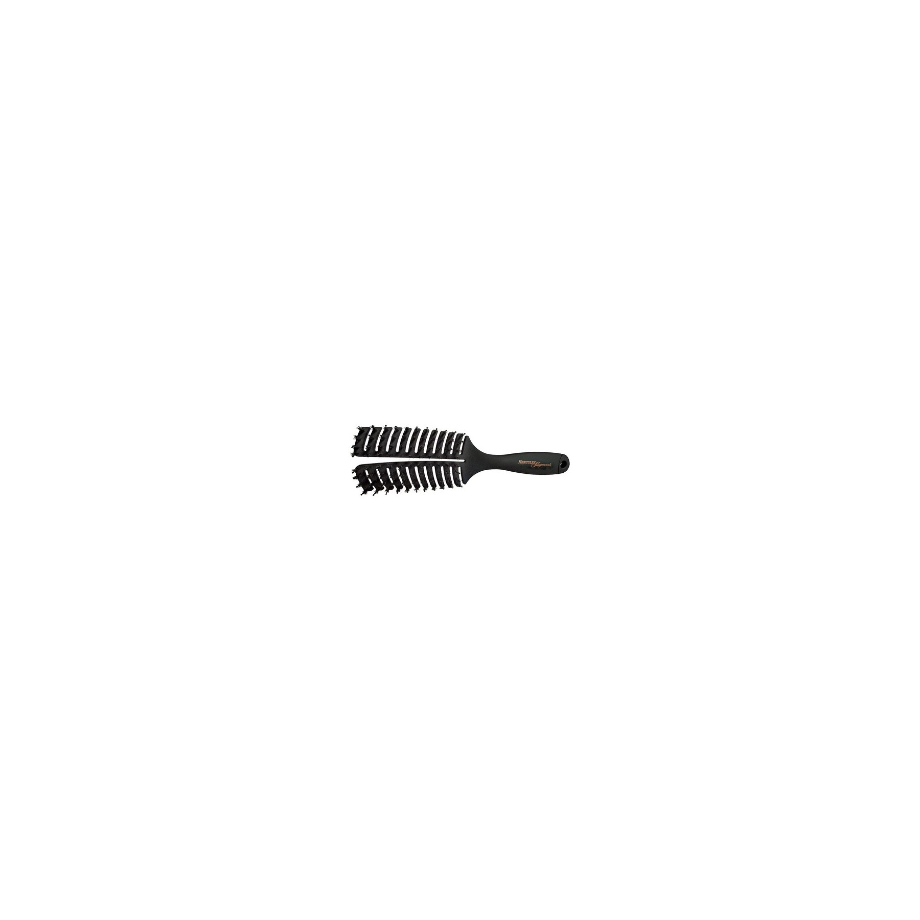 Hercules Sägemann 9144 Flexy Shape Hair Brush Boar Bristles with Nylon Pins Detangling Brush for Long Hair Narrow