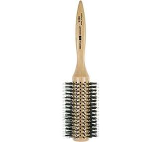 HERCULES SAEGEMANN 9228 Round Brush Nourishing Natural Hair Boar Bristle with Polyamide Pins Light Wood