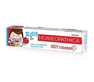 AROMA Astera Homeopathic Kids 0+ Juicy Strawberry Toothpaste 50ml