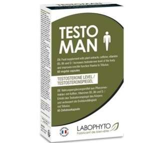 LABOPHYTO Testoman Testosterone Support Dietary Supplement - 60 Capsules