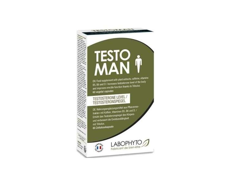 LABOPHYTO Testoman Testosterone Support Dietary Supplement - 60 Capsules