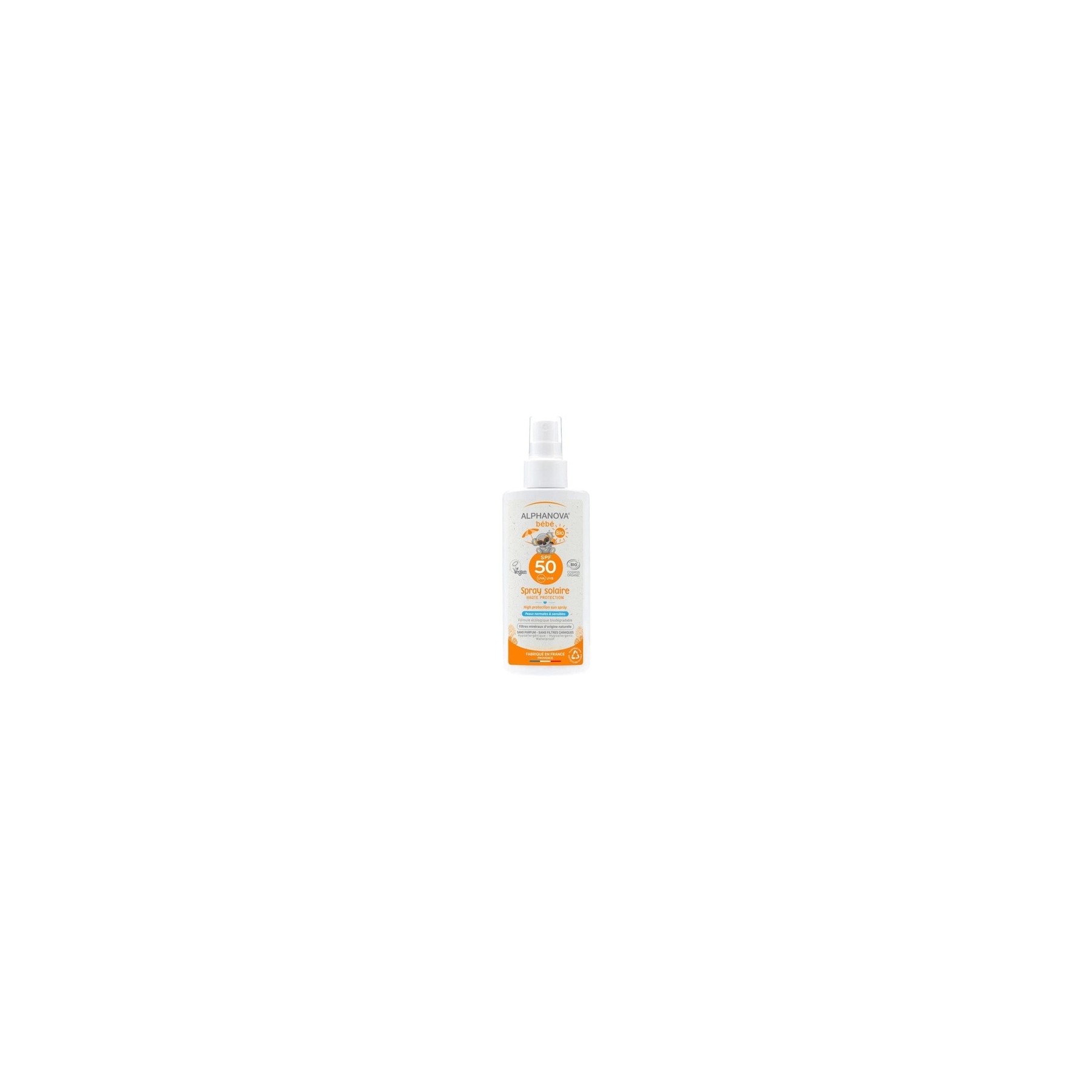Alphanova Baby Organic Sun Spray SPF50 125g