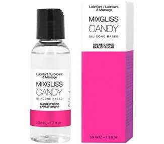 MIXGLISS CANDY Premium 2-in-1 Silicone-Based Massage Oil and Lubricant 50ml