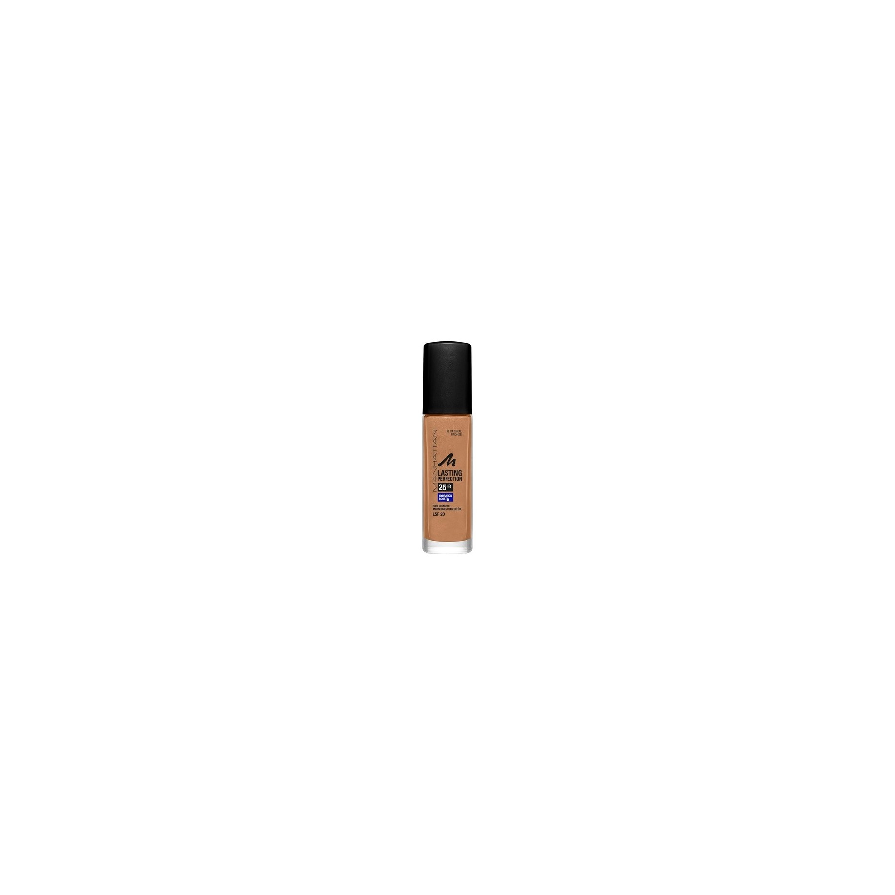 Manhattan Lasting Perfection 25 Hours Make-Up Natural Bronze 68 Moisturising Foundation 30ml