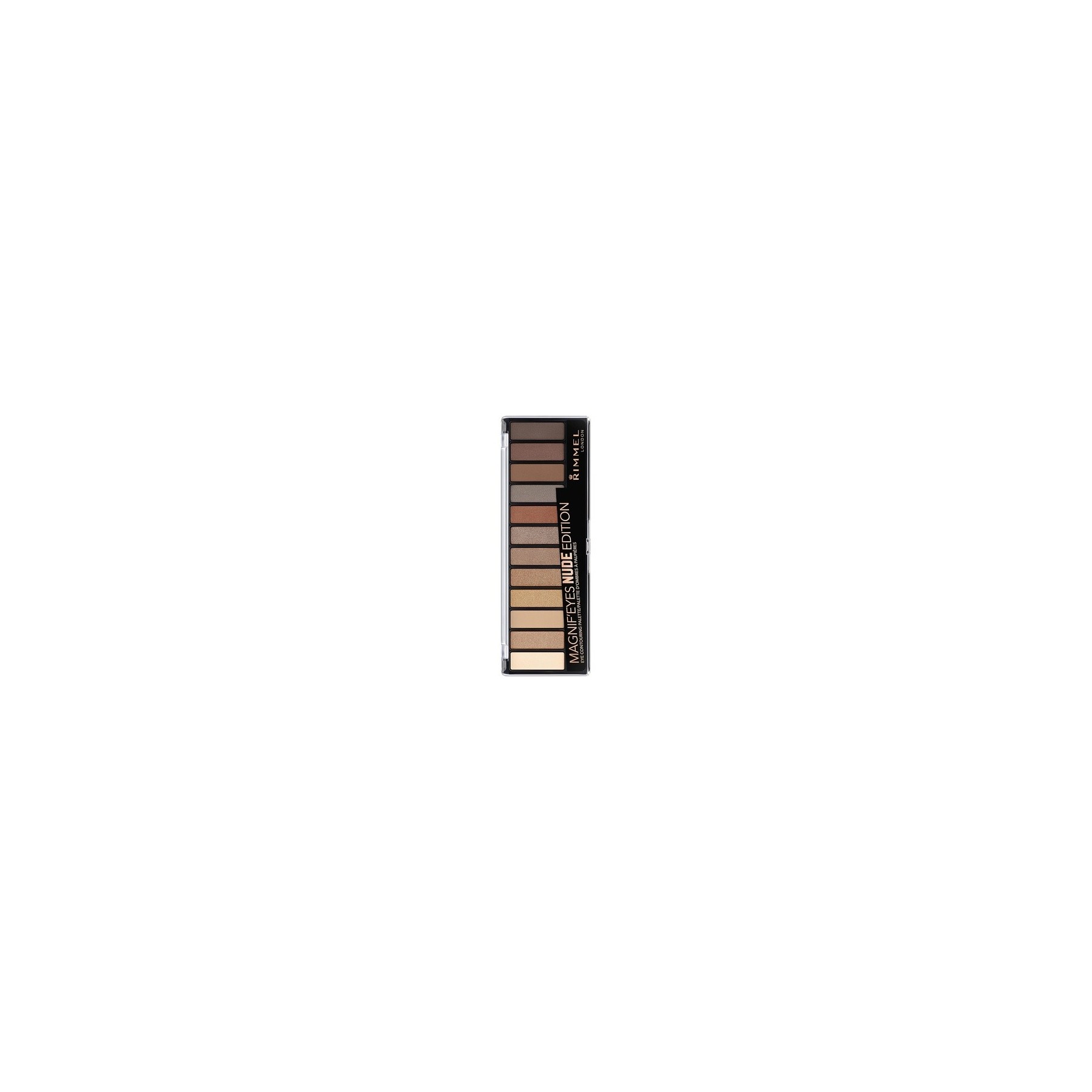 Rimmel Magnif'eyes Nude Edition Eyeshadow Palette 12 Shades Cream