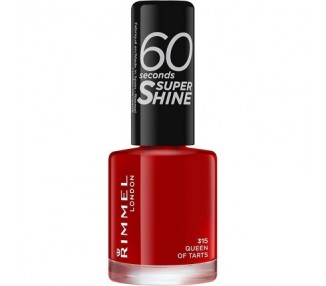 Rimmel London 60 Second Super Shine Nail Polish 8ml Queen of Tarts