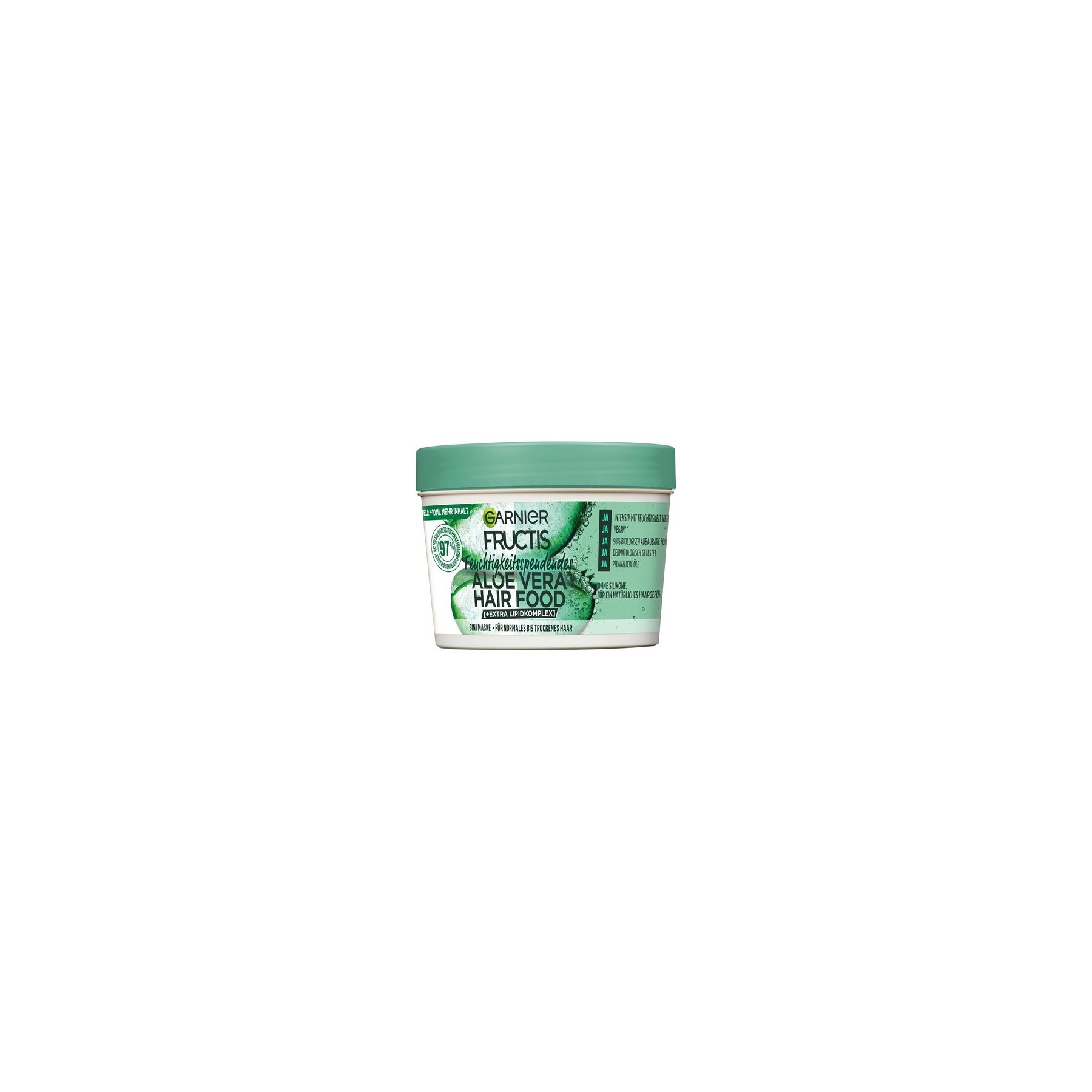 Garnier Fructis Moisturizing Aloe Vera Hair Food 3-in-1 Mask for Normal to Dry Hair 400ml