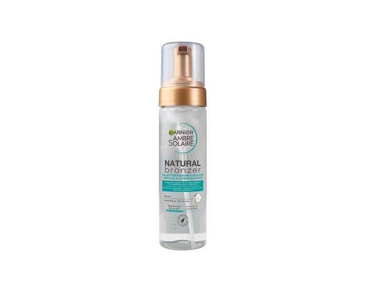 Garnier Self-Tanning Mousse Nourishing Self-Tanning for a Natural and Stain-Free Tan Ambre Solaire Natural Bronzer 200ml