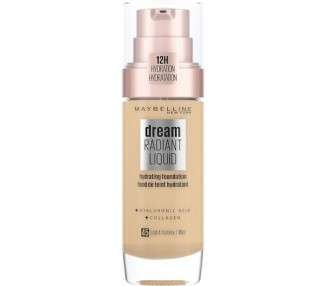 Maybelline Dream Radiant Liquid Hydrating Foundation with Hyaluronic Acid and Collagen 45 Light Honey