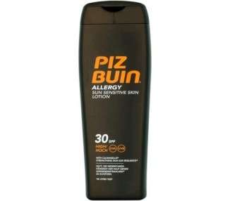 Piz Buin Allergy Sensitive Skin Sun Lotion SPF 30 Moisturizing Sunscreen 200ml