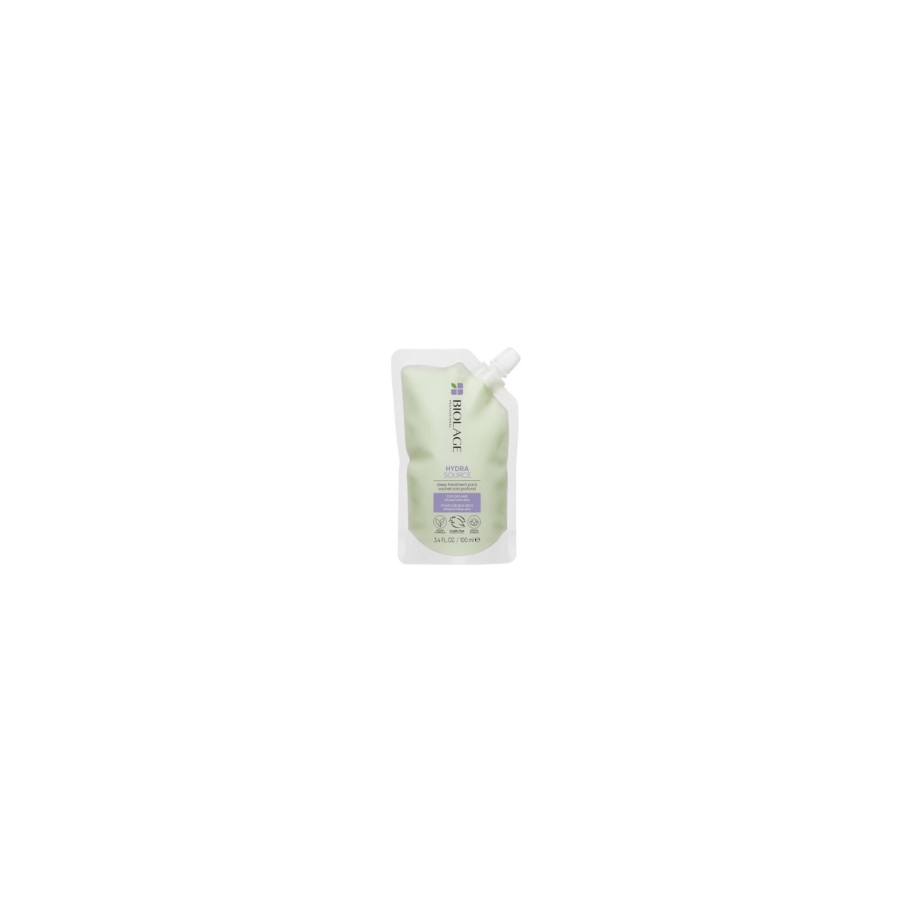 Biolage HydraSource Intensive Hair Treatment for Dry Hair with Moisturizing Aloe Vera and Spirulina Extract 100ml