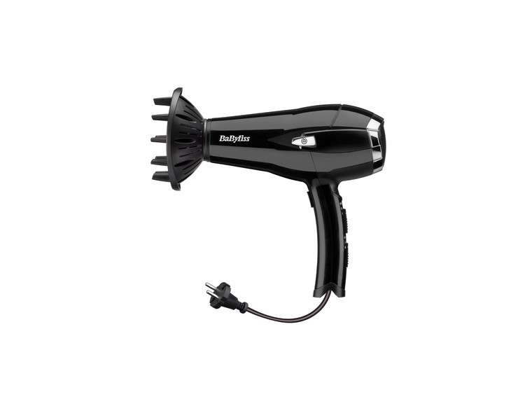 BaByliss D374DE Cordkeeper 2000 Hair Dryer 2000 Watts with Ion Technology