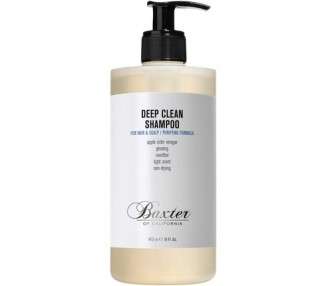 Baxter of California Deep Clean Shampoo Detoxifying and Purifying Thinning Hair Repair Sulfate Free 473ml