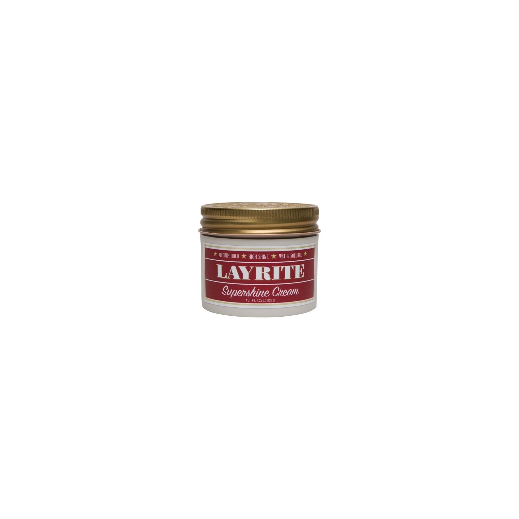 Layrite Supershine Cream 120g Medium Hold Water Soluble High Shine