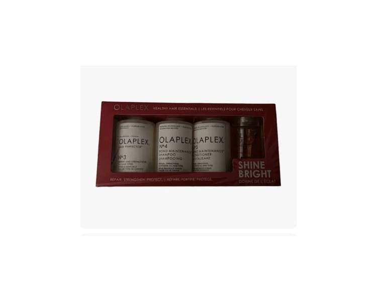 Olaplex Shine Bright Holiday Gift Set Shampoo Conditioner Hair Oil - New in Box