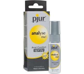 pjur analyse me! Anal Comfort Spray for Comfortable Anal Sex Panthenol & Aloe Support Skin Elasticity