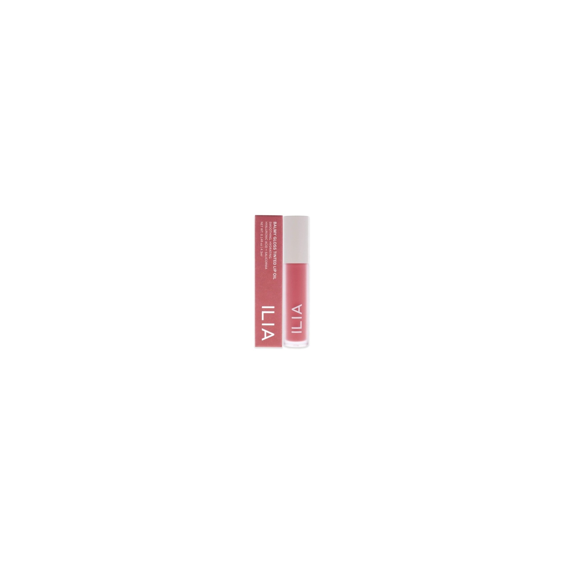ILIA Beauty Balmy Gloss Tinted Lip Oil Petals 0.14oz Pink