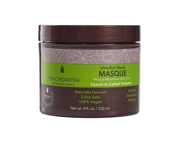Macadamia Professional Ultra Rich Moisture Masque 236ml