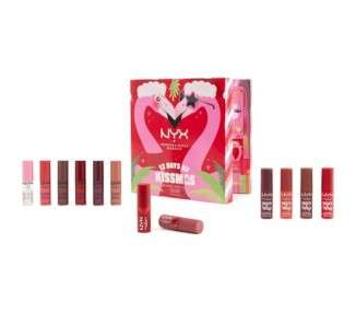 NYX Professional Makeup 12 Days of Kissmas Lip Vault Holiday Makeup Set Countdown