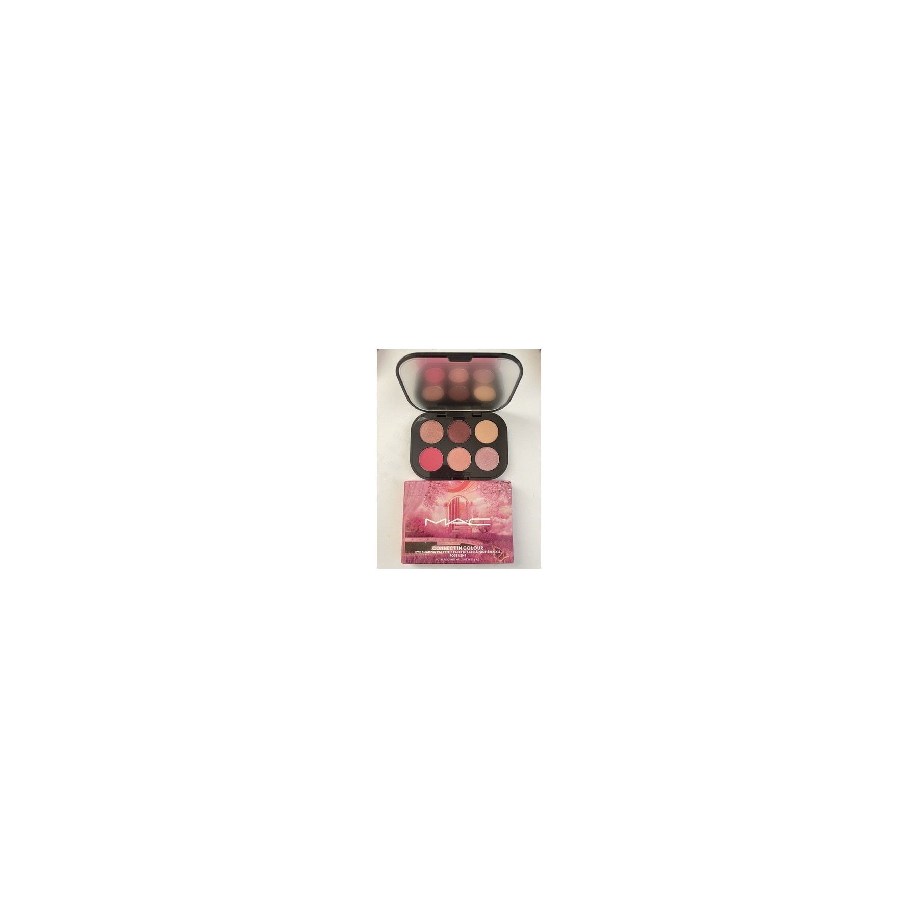 MAC Connect In Color Eye Shadow Palette Rose Lens - New BNIB