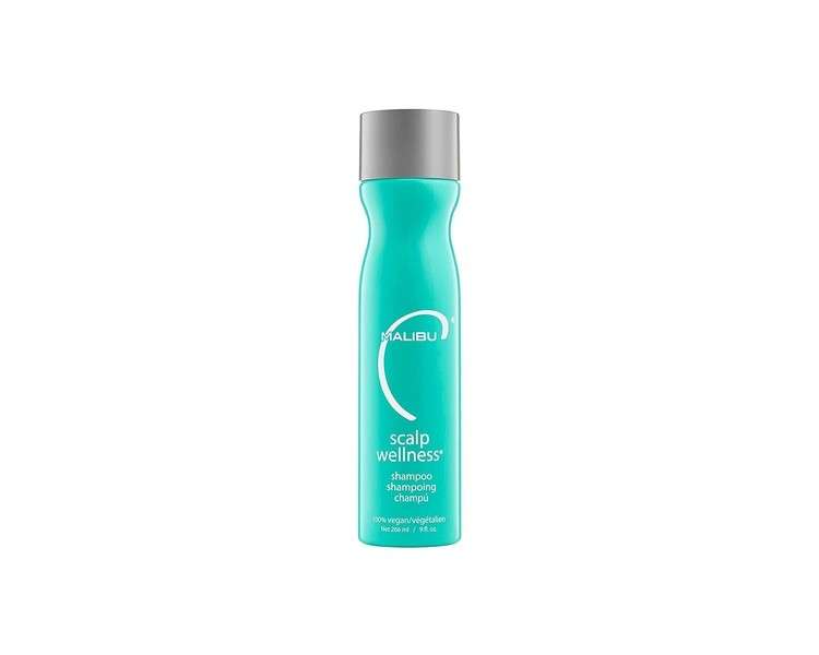 Malibu C Scalp Wellness Shampoo Soothing Moisturizing Dry Scalp Shampoo with Spearmint Oil 9 Fl Oz