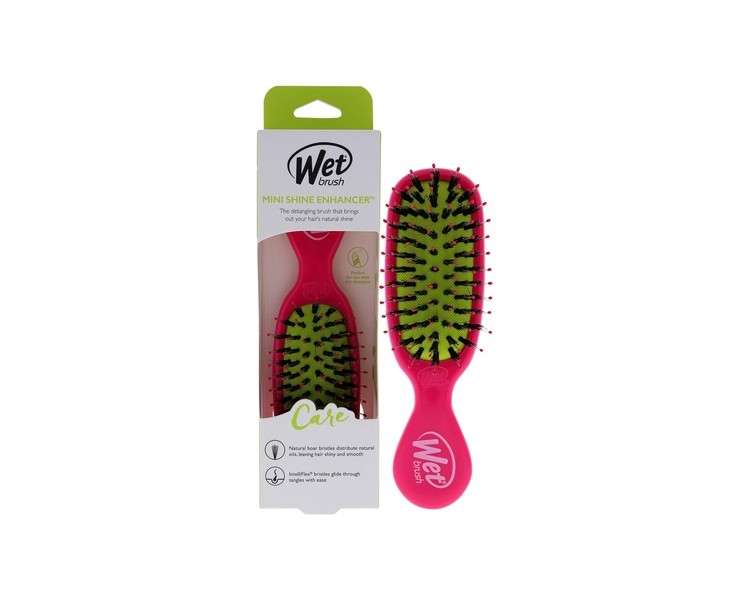 Wet Brush Mini Shine Enhancer Pink Hair Brush 1 Count