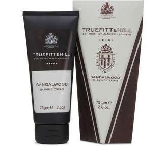 TrueFitt & Hill New Sandalwood Shave Cream Tube 75g