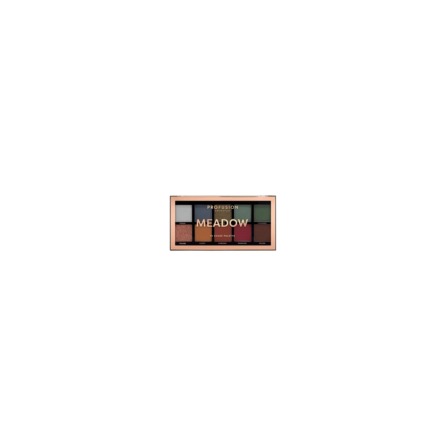 Profusion Cosmetics Meadow 10 Shade Eyeshadow Palette