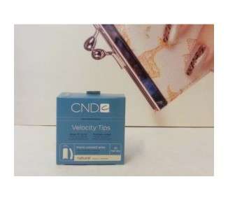 Creative CND Velocity Natural Nail Tips for Acrylic UV Gel Nails