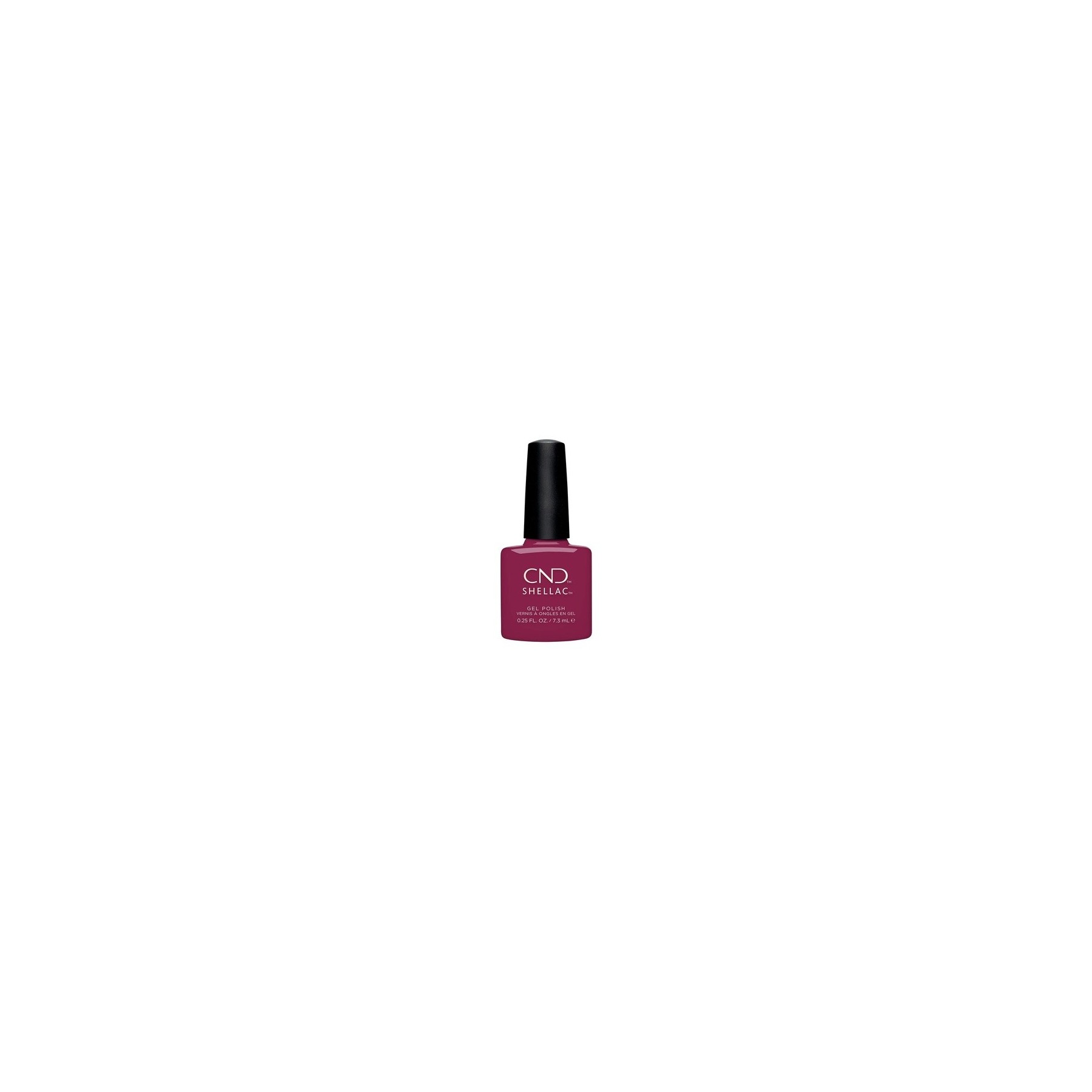 CND Shellac Gel Nail Polish High Shine and Chip Resistant Color 0.25 Fl Oz How Merlot
