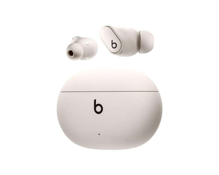 Beats Studio Buds+ True Wireless Noise Cancelling Earbuds with Enhanced Apple and Android Compatibility Built-in Microphone Sweat-Resistant Bluetooth Headphones Spatial Audio Ivory