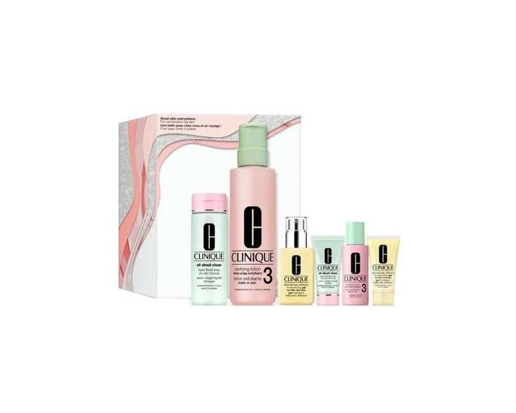 CLINIQUE Great Skin Everywhere 3-Step Skincare Set for Oily Skin