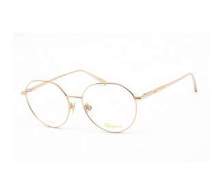 Chopard Women's Glasses Shiny Rose Gold Metallic Round Frame VCHF71M 0300