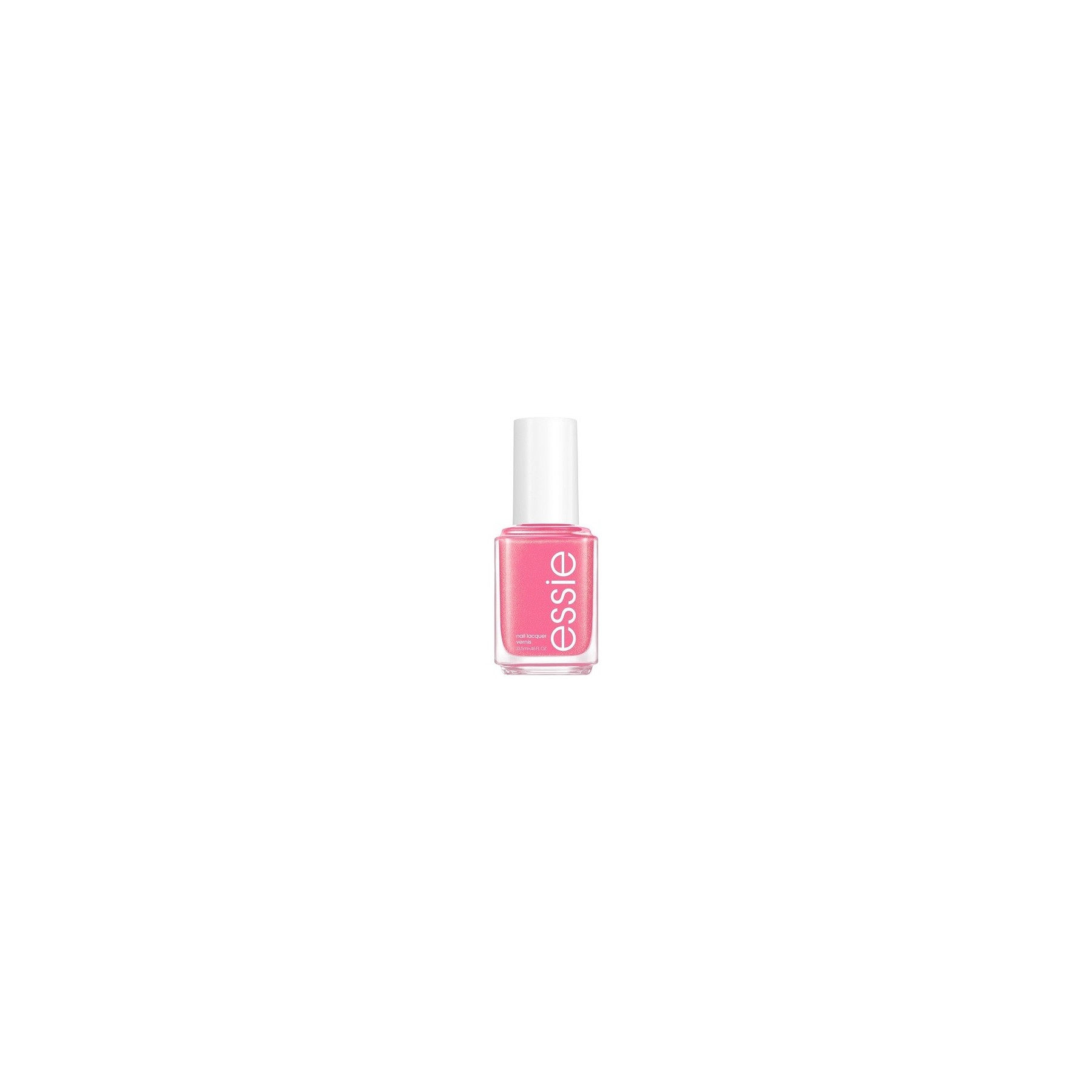 Essie Salon-Quality Nail Polish 8-Free Vegan Mid-tone Pink Shimmer One Way For One 0.46 fl oz