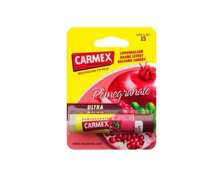 Carmex Pomegranate SPF15 Moisturising Lip Balm 4.25g