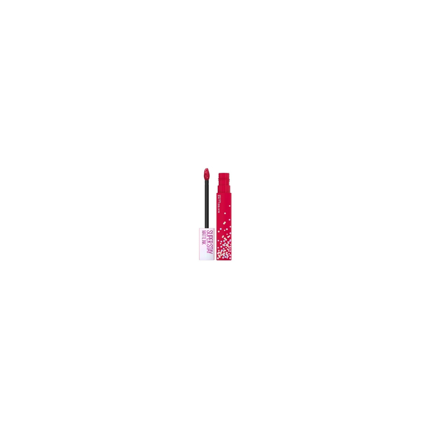 MAYBELLINE New York Super Stay Matte Ink Liquid Lipstick Transfer-Proof Long-Lasting Limited-Edition Birthday Cake-Scented Shades Life of the Party 0.17 Fl Oz