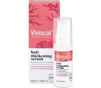 Viviscal Hair Thickening Serum for Naturally Thicker and Fuller Looking Hair 50ml