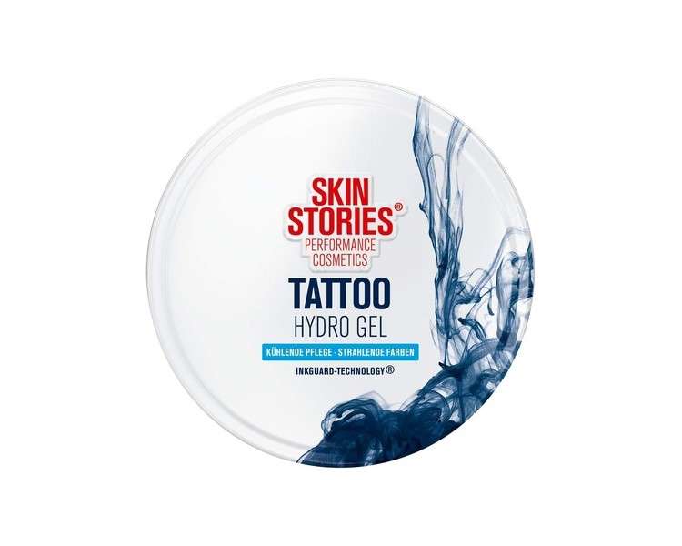 SKIN STORIES Tattoo Hydro Gel 75ml Cooling Tattoo Gel for Radiant Tattoo Colours Moisturising Aloe Vera Gel for Stressed Skin