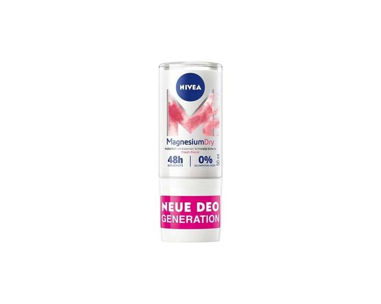 NIVEA Magnesium Dry Fresh Floral Deodorant Roll-On 50ml