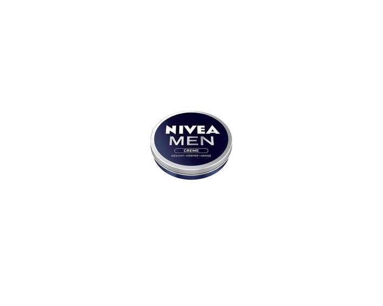 NIVEA MEN Nourishing Skin Cream for Intensive Moisture - Ideal for Body, Face, and Hands - Light Formula with Vitamin E 30ml